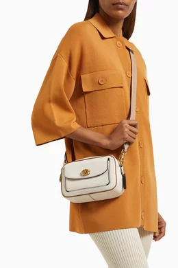 Buy Coach White Willow Camera Bag in Colorblock Leather for Women