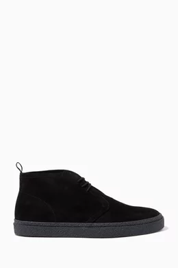 Fred perry hawley boots black clearance
