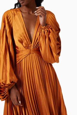 knee length dresses for ladies Acler Palms Midi Dress main image 0
