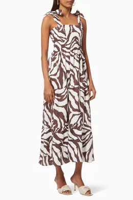 womens silk midi dress Sylvia Silk Faille Midi Dress