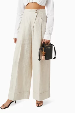 Buy See By Chloé Black Mini Cecilya Tote Bag in Leather for