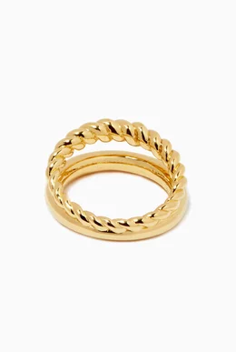 Buy Missoma Gold Radial Ring in 18ct Gold Vermeil on