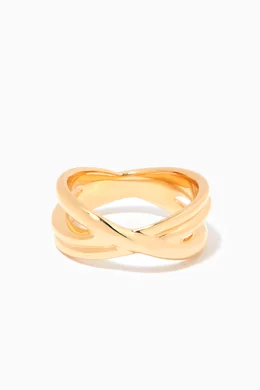 Buy Missoma Gold Infini Ring in 18ct Gold Vermeil for Women