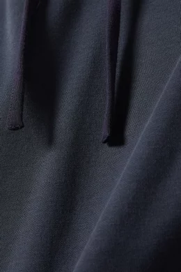 Buy Vince Grey Cozy Popover Hoodie in Pima Cotton-Modal Blend for