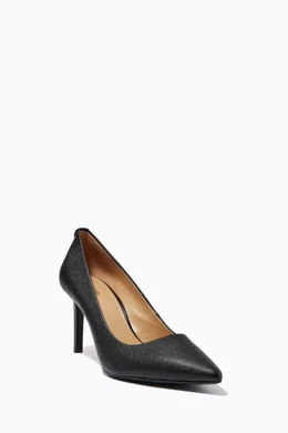 Buy Michael Kors Black Dorothy Flex Pumps in Leather for Women