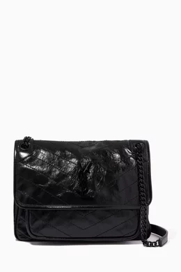 Medium niki bag in crinkled vintage leather new arrivals