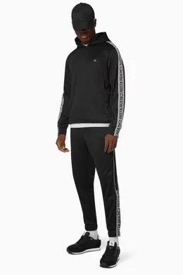Buy Calvin Klein Performance Black Track Pants in Knit for Men