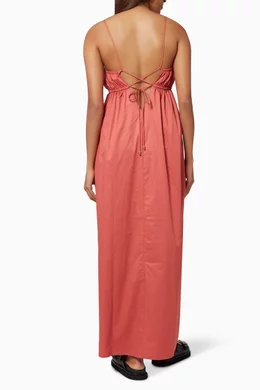 strapless open back dress Women's Plus Size Tops | Eternity Maxi Dress main image 1