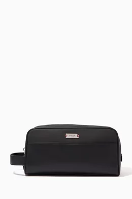 Buy Bally Black Vakimo Washbag in Cotton Mix for Men Online