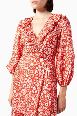 boden camille jersey midi dress Boden Women's Mia V-neck Jersey Midi Dress in Blue
