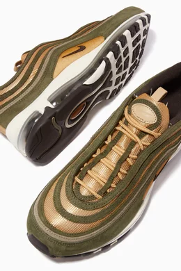 Buy Nike Multicolour Air Max 97 Sneakers in Suede Mesh for Men