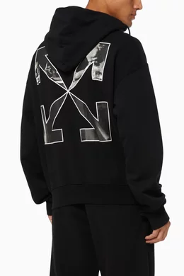 Cotton Hoodie Off White Kiss Hoodie Buy Off-White Black Caravaggio