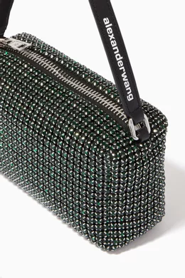 Chain mesh rhinestone pouch 2025
