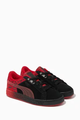 Buy Puma Black Batman Suede Classic Sneakers for Boys Online