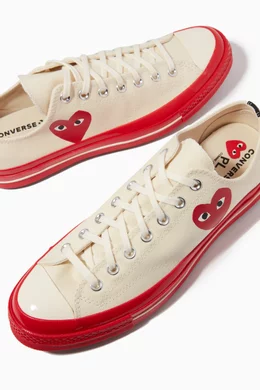 Buy Comme des Garçons PLAY Neutral x Converse CT70 Sneakers in