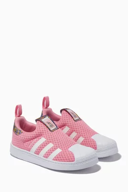 Buy adidas Pink Disney© Superstar 360 Sneakers for Girls Online