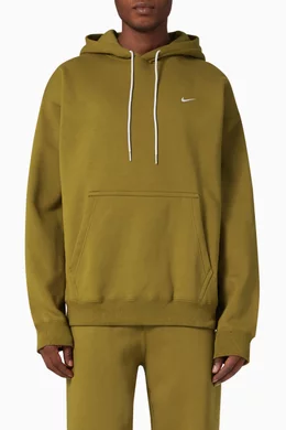 Buy Nike Brown NikeLab Hoodie in Fleece for Men Online Ounass Kuwait