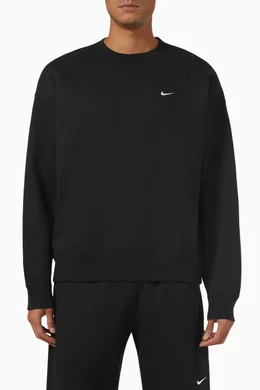 Buy Nike Black NikeLab Sweatshirt in Fleece for Men Online Ounass Kuwait