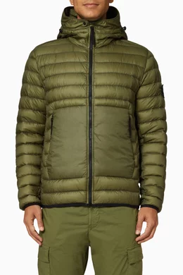 Jacket with compass logo top