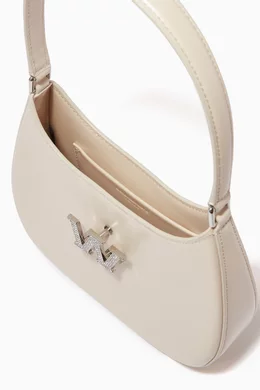 Buy Alexander Wang Neutral Small W Legacy Hobo Shoulder Bag in