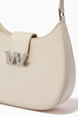 バッグ ALEXANDER WANG W Legacy Hobo Bag Buy Alexander Wang Neutral Small W Legacy Hobo Shoulder Bag in