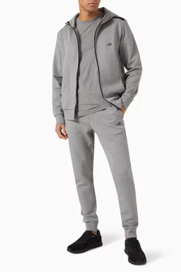 Buy Tommy Hilfiger Grey Tech Essential Joggers in Cotton Jersey