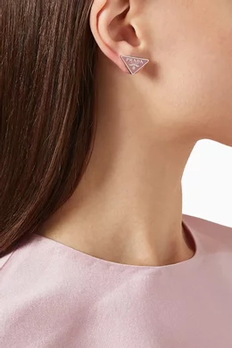 Prada stud earrings shop
