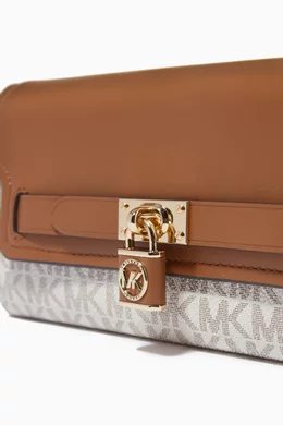 Buy Michael Kors White Hamilton Large Legacy Wallet in Leather