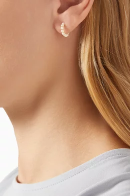 【kate spade】Tiny Twinkles Mini Pearl Mini Hoops☆ ピアス Buy Kate Spade New York Neutral Tiny Twinkles Mini Pearl