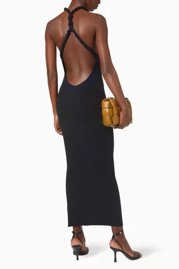 Buy Dion Lee Black Double Rope Knit Dress in Cotton for Women Online |  Ounass Kuwait