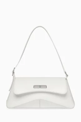 Buy Balenciaga White XX Small Flap Bag in Box Calfskin for Women