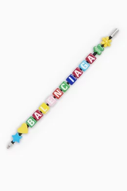 アクセサリー BALENCIAGA Toy Beads Bracelet BALENCIAGA Toy Logo Beaded Bracelet | endource