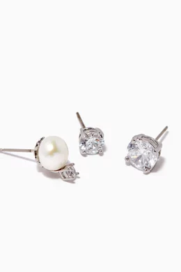 Cz by kenneth jay lane round freshwater pearl pendant sales