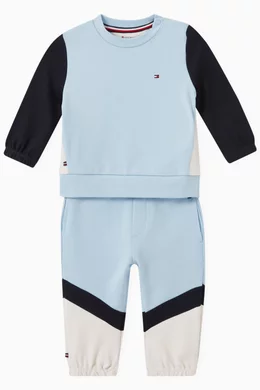 Tommy hilfiger colour block tracksuit outlet