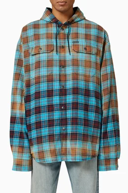 Buy Balenciaga buying Blue Bleached Shirt