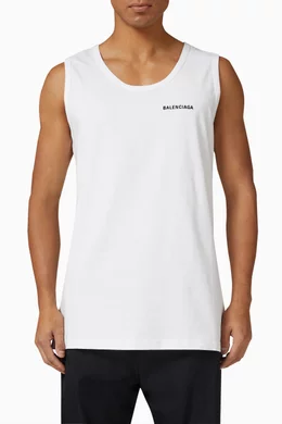 Balenciaga logo tank on sale