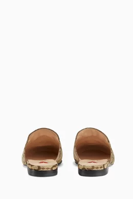 Princetown Loafer Gucci Beige Mules Gucci Beige GG Princetown