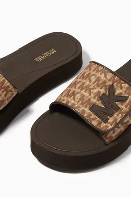 Mk logo slides new arrivals