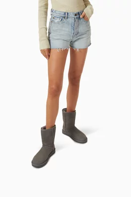 Ugg classic short ii grey cheap