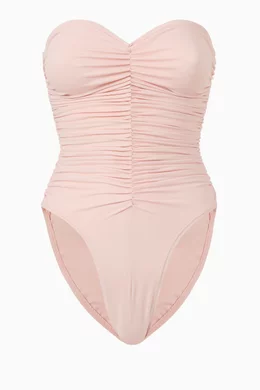 【NORMA KAMALI】slinky marissa フリル swimsuit Norma Kamali Slinky Marissa One Piece Swim Suit Size XXS Ivy