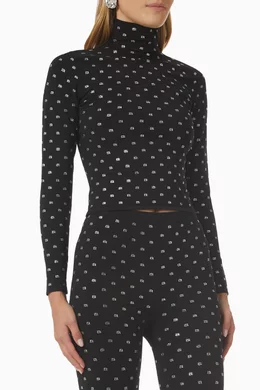 Alexander wang crystal turtleneck deals