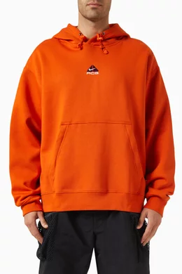 Buy Nike Orange ACG Therma FIT Hoodie in Organic Cotton blend for Men Online Ounass Kuwait