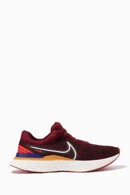 Buy Nike Running Red React Infinity Run Flyknit Sneakers in