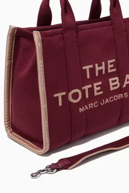 【MARC JACOBS)】The Canvas Medium トートバッグ＊バーガンディ Buy Marc Jacobs Burgundy The Medium Tote Bag in Jacquard