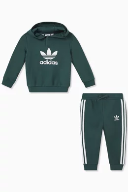 Originals infant green crew and joggers set online