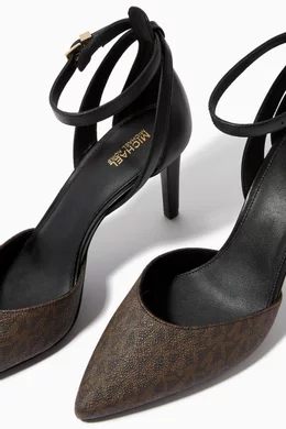 Michael kors logo heels on sale