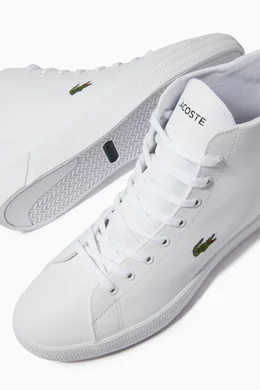 Lacoste high top sneakers hot sale