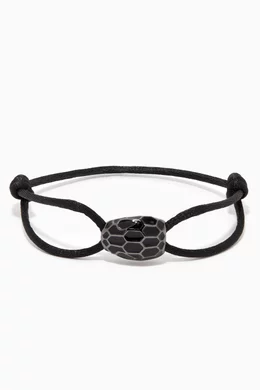Bvlgari bracelet black sale