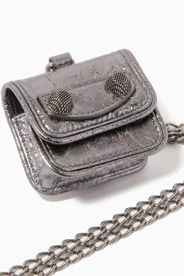 BALENCIAGA / バレンシアガ / Bal Airpodホルダー SN99 Balenciaga Drops $1,290 Glam Rhinestone AirPods Case | Hypebeast