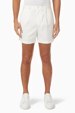 Fred perry white shorts hot sale